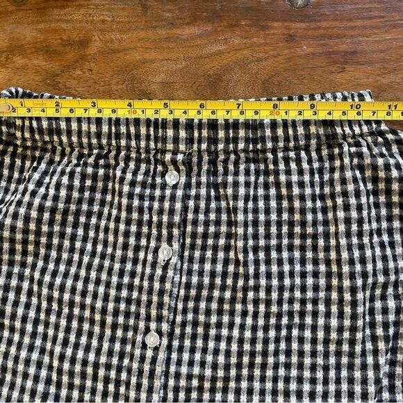 Girls Plaid Off Shoulder Spring/ Summer Blouse Cotton Size 10-12 - Picture 7 of 10